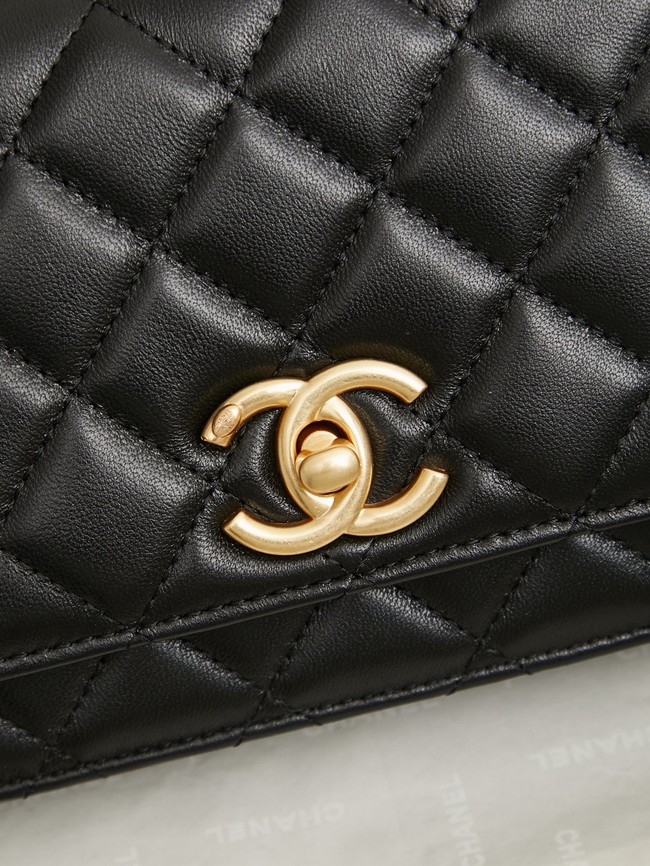 Chanel Wallet On Chain AP3938 black