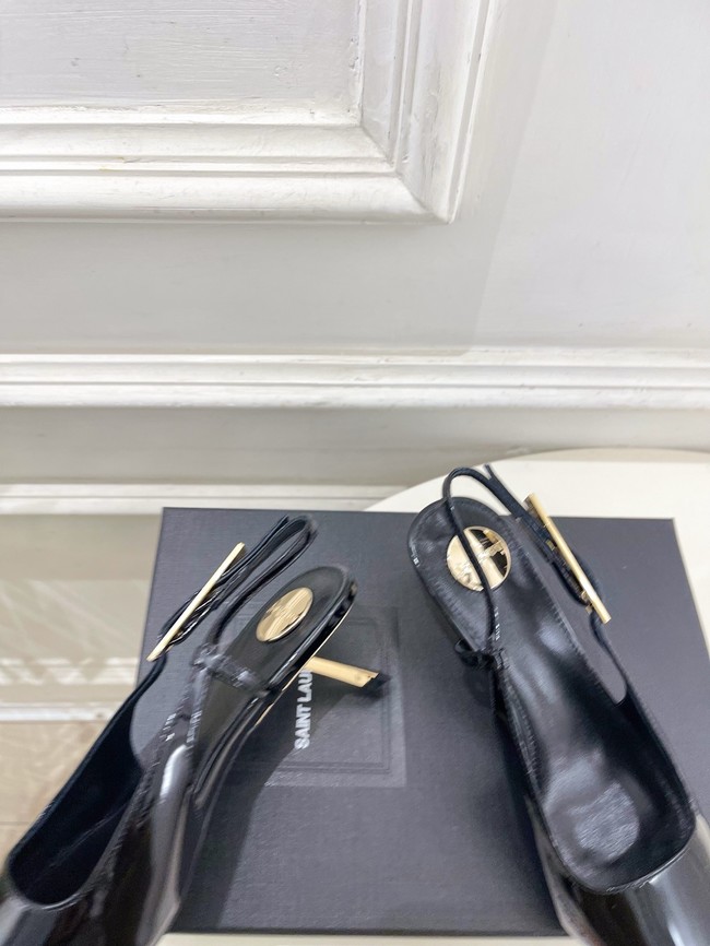 Saint Laurent JEANNE slingback pumps leather 21051-5