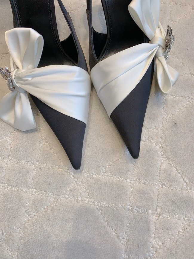 Saint Laurent AMALIA slingback pumps in satin crepe 21072-1