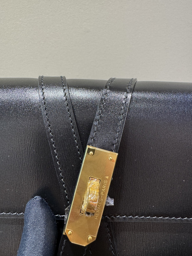 Hermes swift Leather Clutch 37568 black