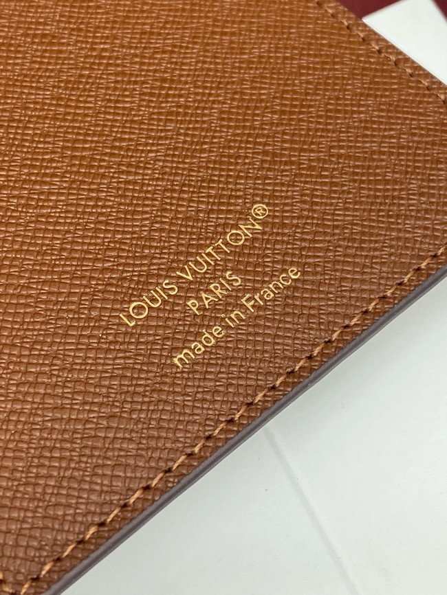 Louis Vuitton Passport Cover M28040 Chocolate