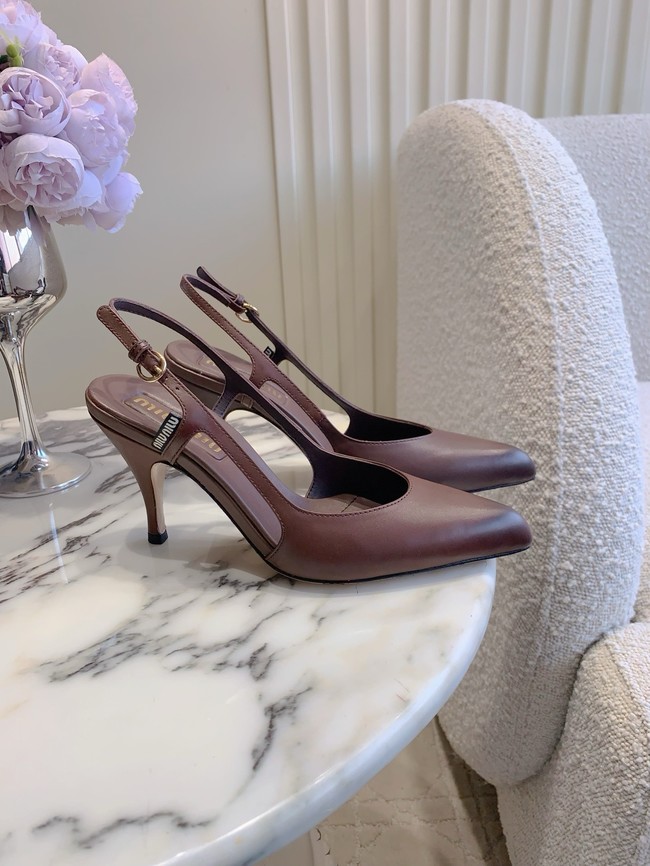 MIUMIU WOMENS Slingbacks Heel 8CM 55704-2