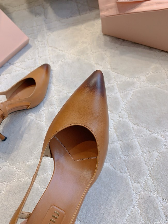 MIUMIU WOMENS Slingbacks Heel 8CM 55704-3