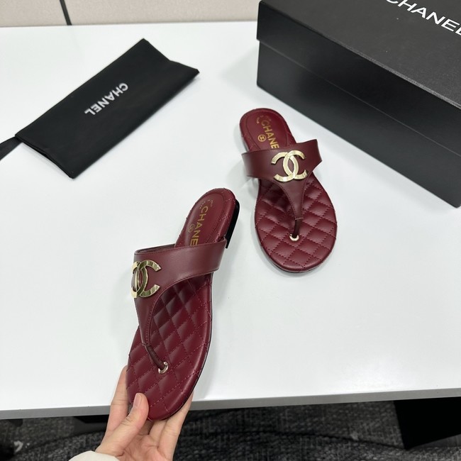 Chanel Thongs Lambskin 55745-3