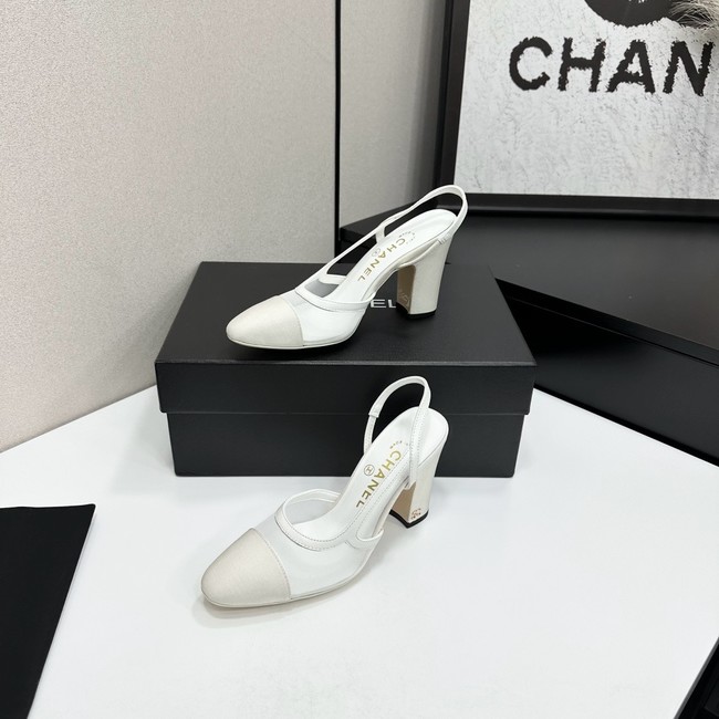 Chanel Slingbacks Mesh & Grosgrain 66937-6