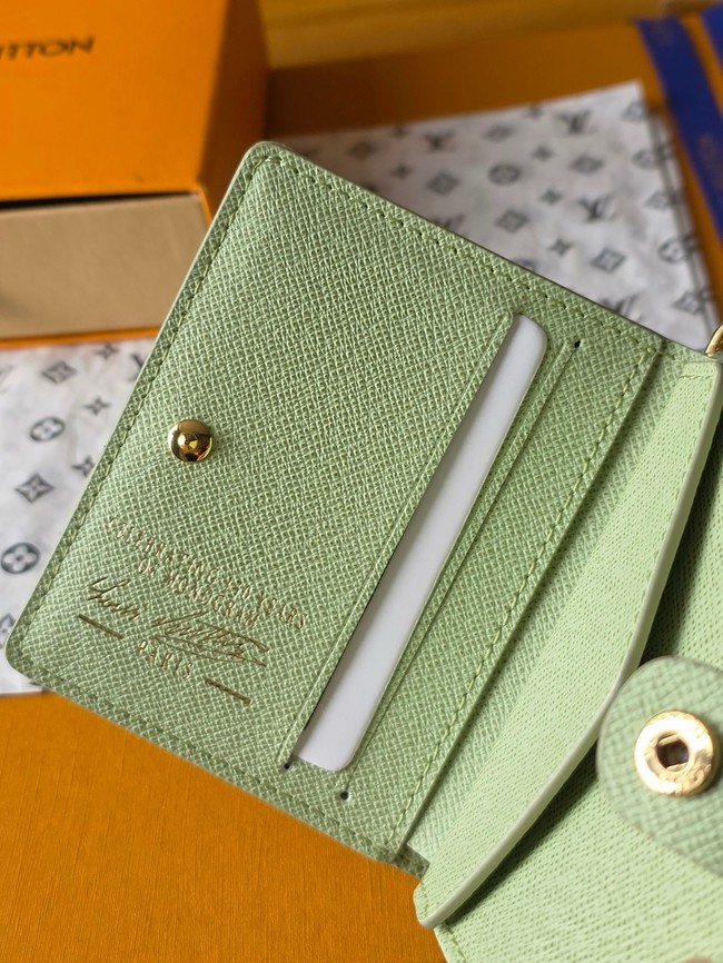 Louis Vuitton Charms Pocket Wallet M27679 Green Asnieres
