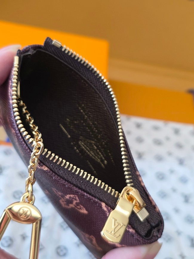 Louis Vuitton Key Pouch M27674 dark brown