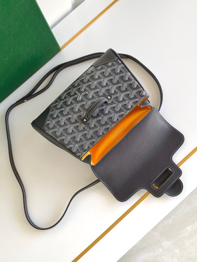 Goyard Saigon Soft Mini Bag 7CL07P dark gray