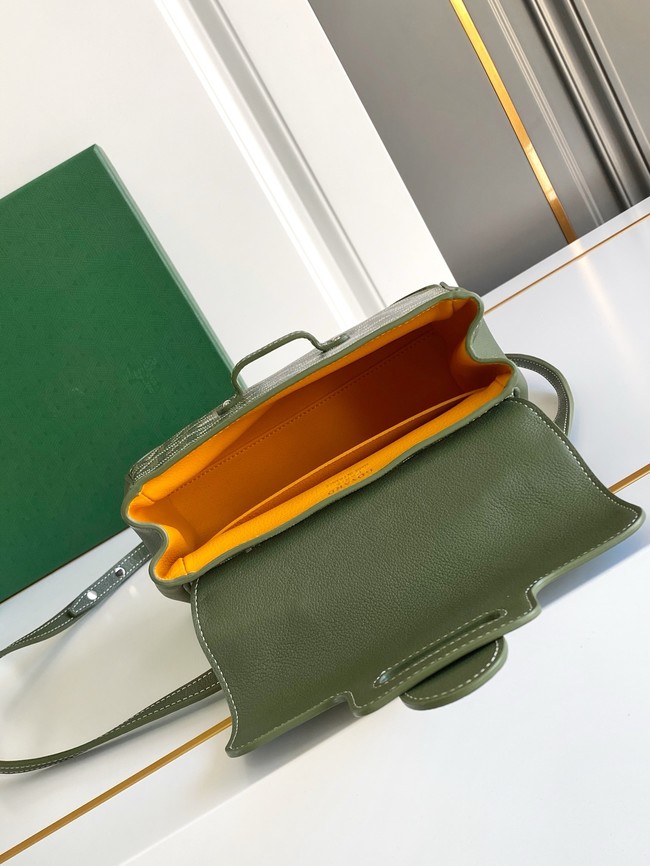 Goyard Saigon Soft Mini Bag 7CL07P dark green