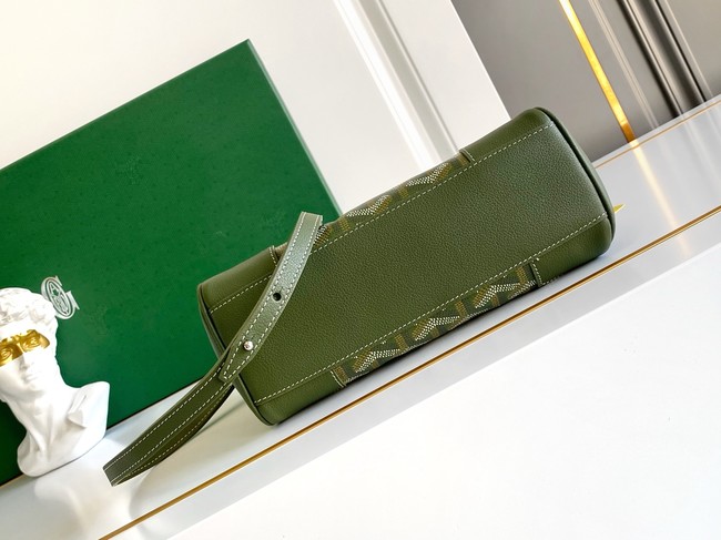 Goyard Saigon Soft Mini Bag 7CL07P dark green