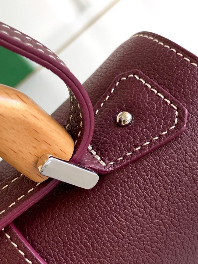 Goyard Saigon Soft Mini Bag 7CL07P wine red