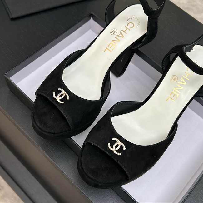 Chanel Sandals Laminated Lambskin 11CM 66966-4
