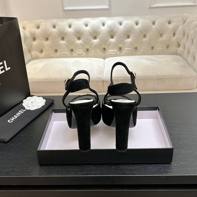 Chanel Sandals Laminated Lambskin 11CM 66966-4