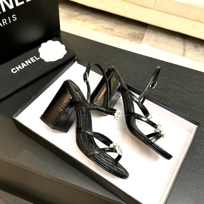 Chanel Sandals Laminated Lambskin 95mm G46964-3
