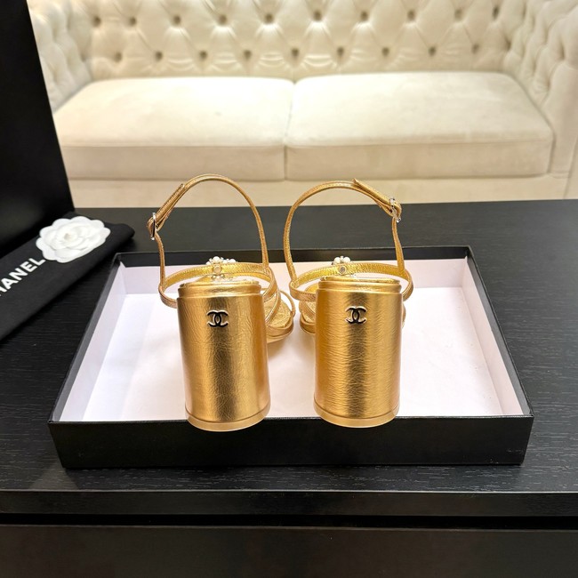 Chanel Sandals Laminated Lambskin 95mm G46964-5