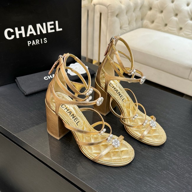 Chanel Sandals Laminated Lambskin 95mm G46999-1
