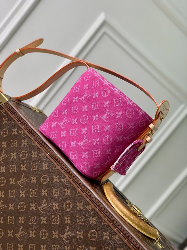 Louis Vuitton NEW All In BB M27626 Fuchsia Denim