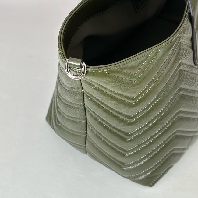 Gucci GG Marmont medium tote bag 855279 dark green