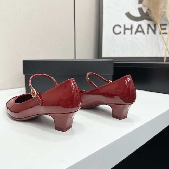 Chanel Mary Janes Patent Calfskin G47052-1