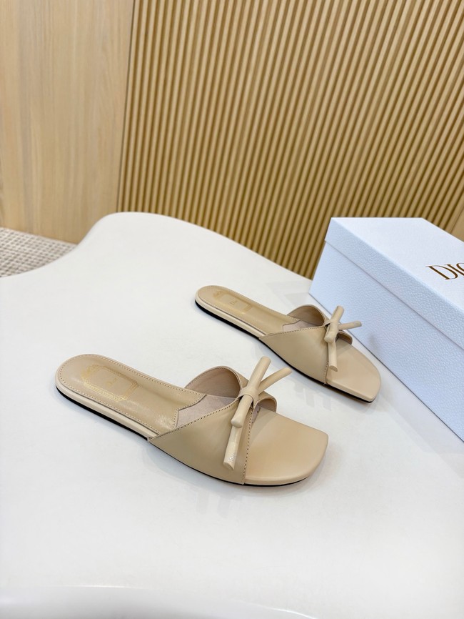 Dior Bow Slide Black Lambskin KCO583L-5