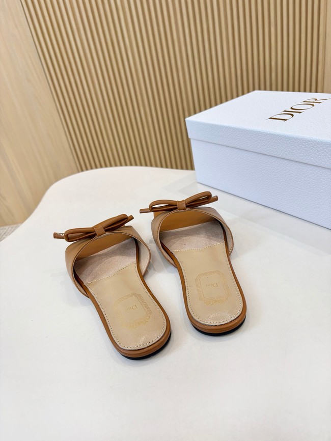 Dior Bow Slide Black Lambskin KCO583L-6