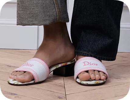 Dior Dway Heeled Slide KCO611DS-1