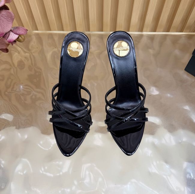 Saint Laurent in satin crepe and rhinestones Heel 9CM 69002-1