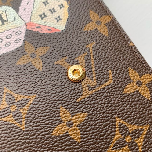 Louis Vuitton Monogram Canvas Wallet GI1394 pink
