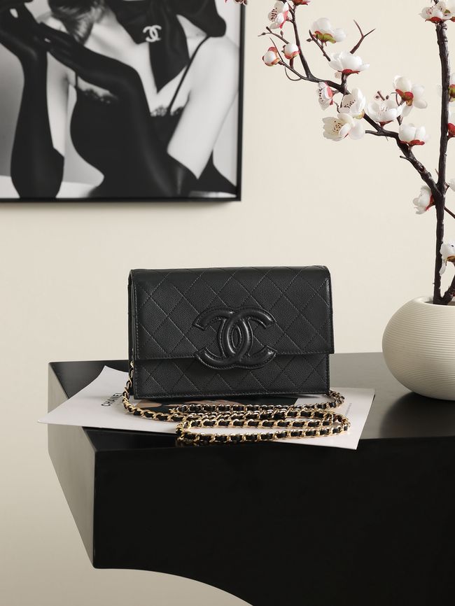CHANEL Wallet on Chain AP5455 black