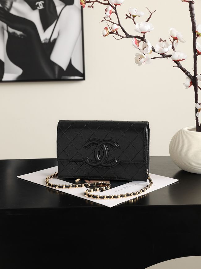 CHANEL Wallet on Chain AP5455 black