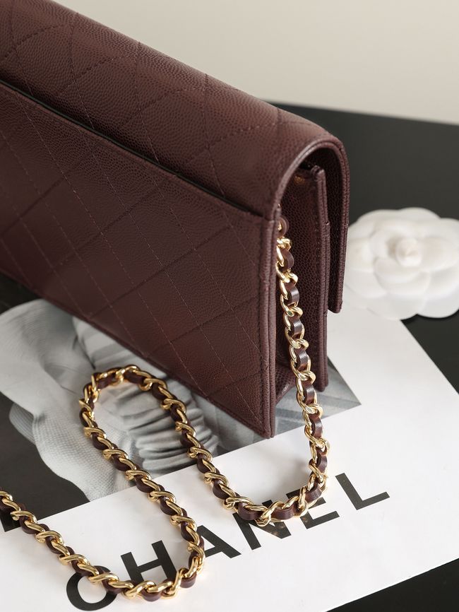 CHANEL Wallet on Chain AP5455 burgundy