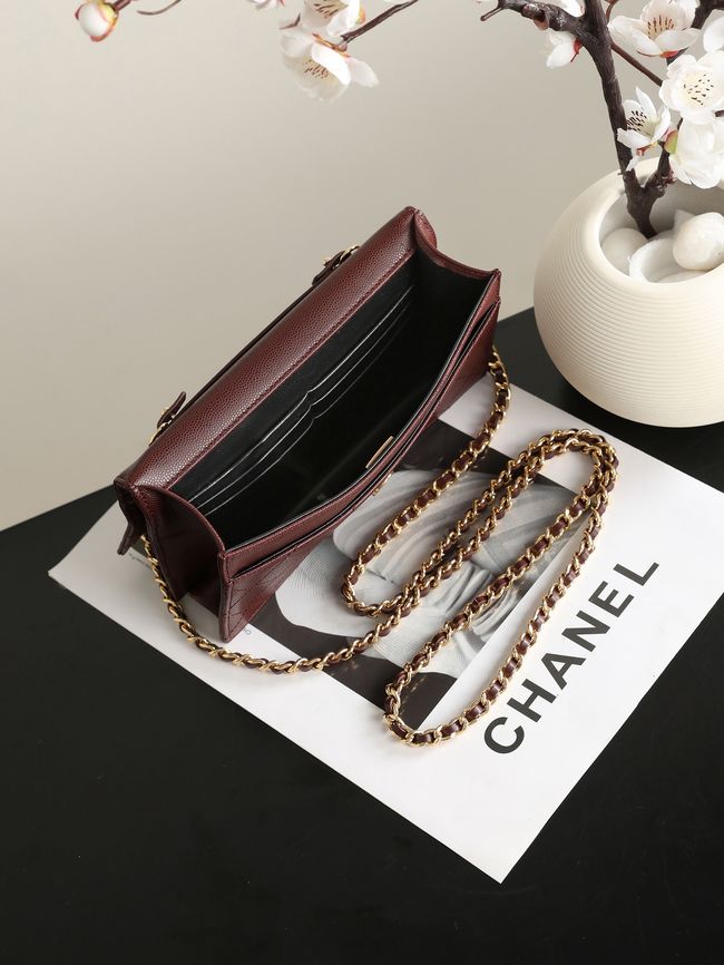CHANEL Wallet on Chain AP5455 burgundy