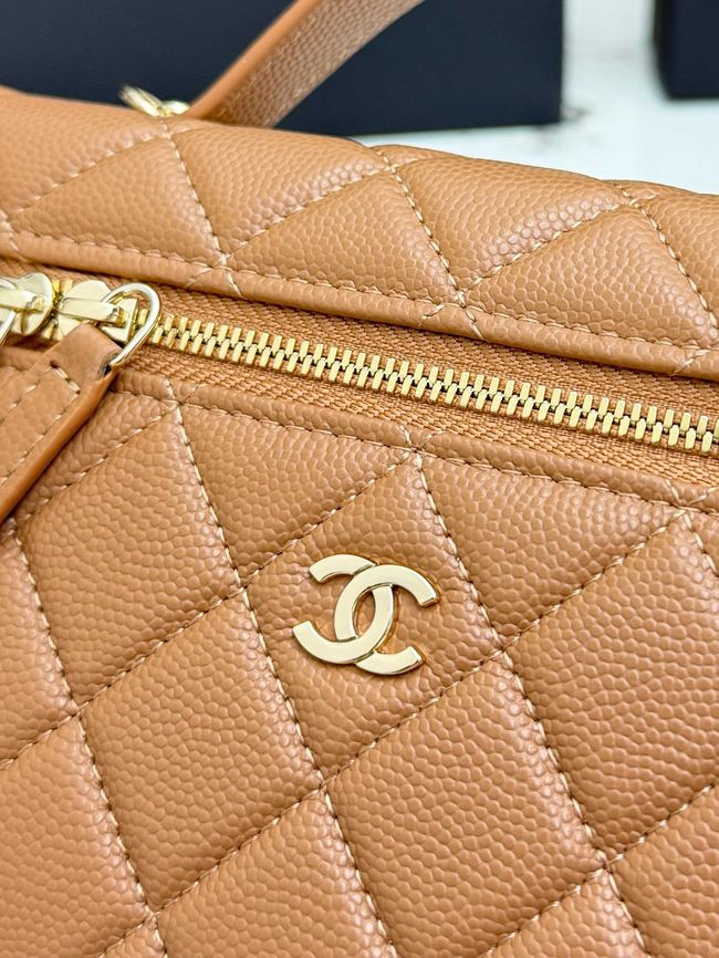 Chanel CLUTCH WITH CHAIN AP4385 camel