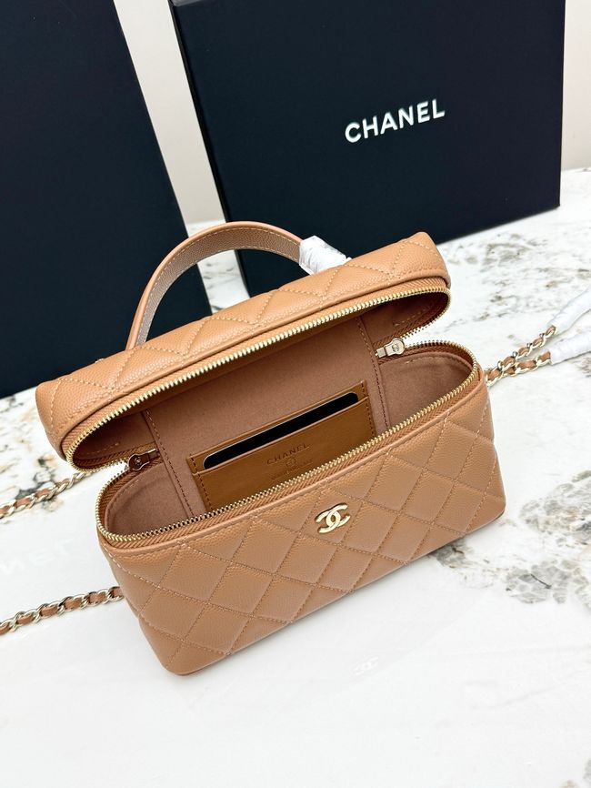 Chanel CLUTCH WITH CHAIN AP4385 camel