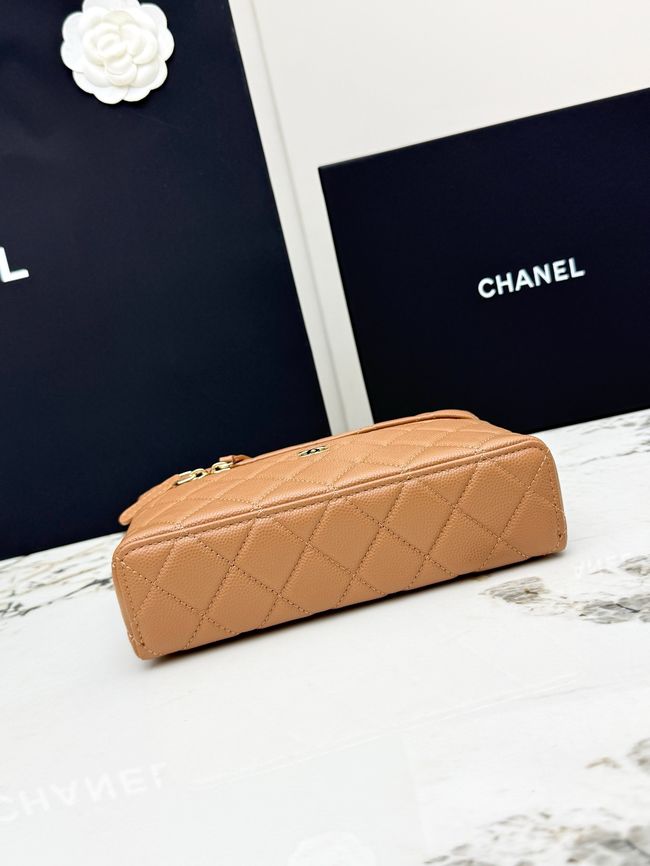 Chanel CLUTCH WITH CHAIN AP4385 camel