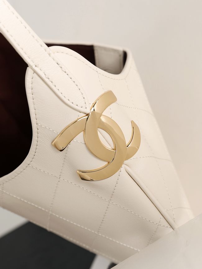 Chanel Calfskin Shoulder Bag AS6478 Ivory Chanel Calfskin Shoulder Bag AS6478 Ivory