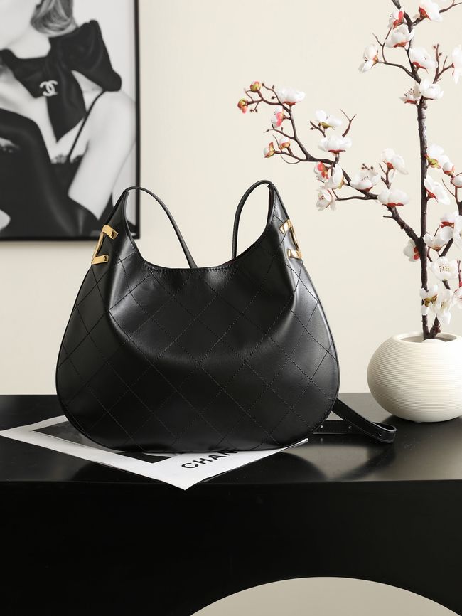 Chanel Calfskin Shoulder Bag AS6478 black