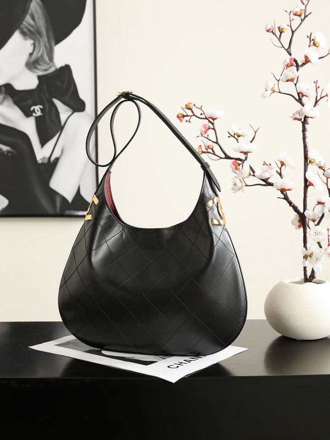 Chanel Calfskin Shoulder Bag AS6478 black Chanel Calfskin Shoulder Bag AS6478 black