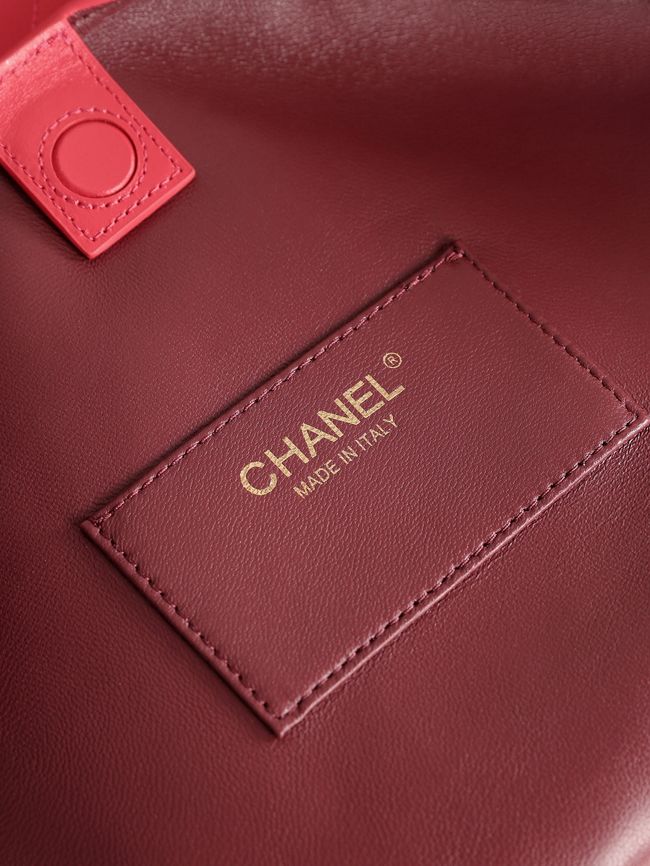 Chanel Calfskin Shoulder Bag AS6478 red