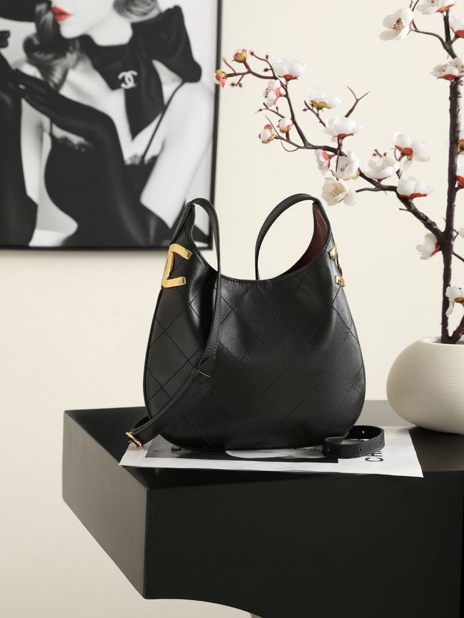 Chanel Calfskin Shoulder Bag AS6479 black