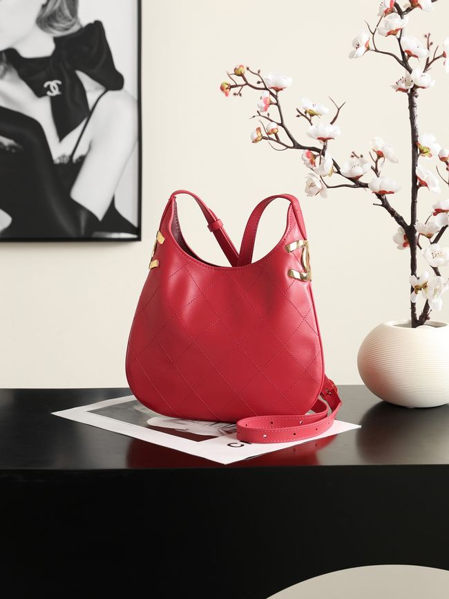 Chanel Calfskin Shoulder Bag AS6479 red Chanel Calfskin Shoulder Bag AS6479 red