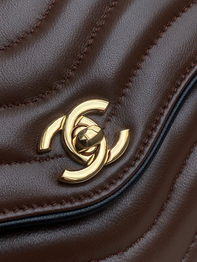 Chanel Flap Bag AS6497 Dark Brown