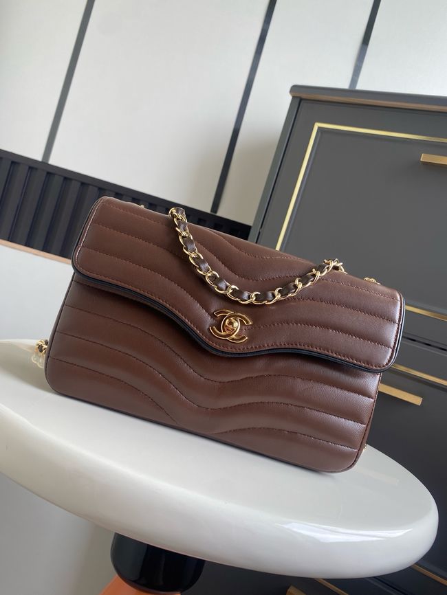 Chanel Flap Bag AS6497 Dark Brown