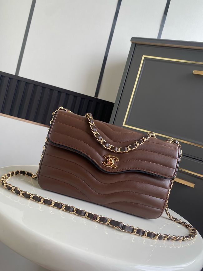 Chanel Flap Bag AS6497 Dark Brown