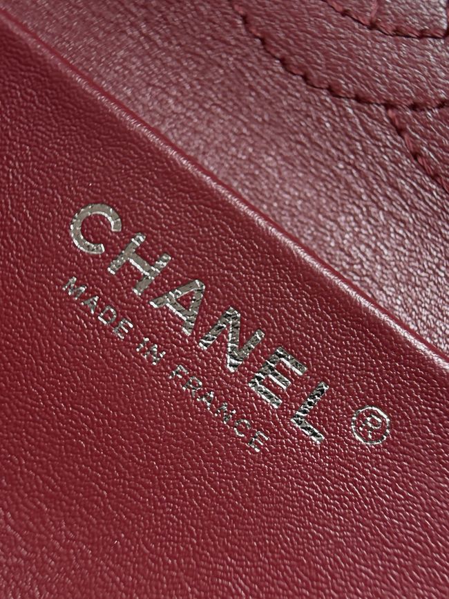 Chanel Mini Flap Bag AS6573 Ivory&Silver-Tone Metal
