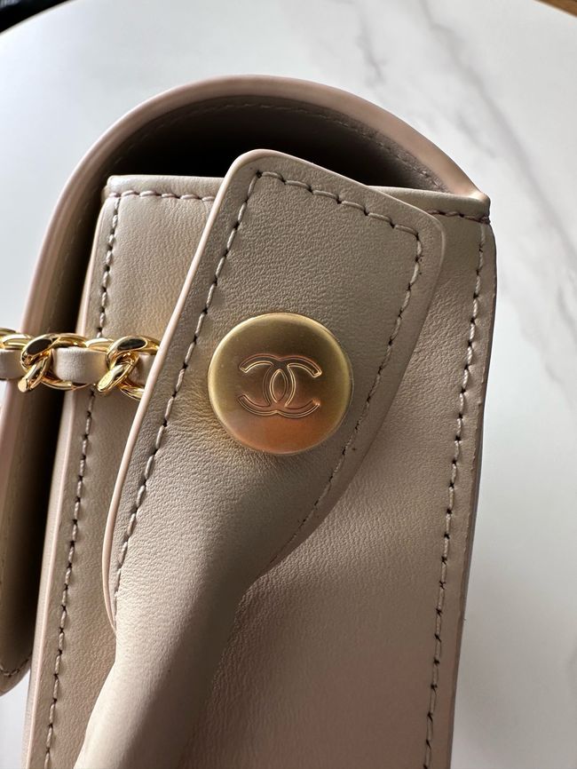 Chanel Mini Flap Bag with Top Handle AS6424 Ivory