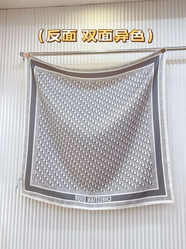 Dior 90 Square Scarf Silk Twill KY199-1