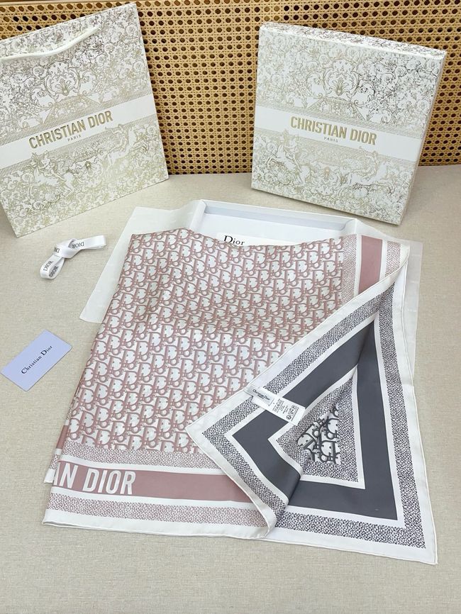 Dior 90 Square Scarf Silk Twill KY199-1