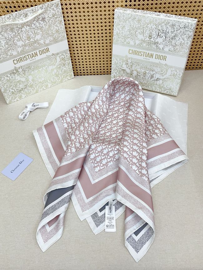Dior 90 Square Scarf Silk Twill KY199-1