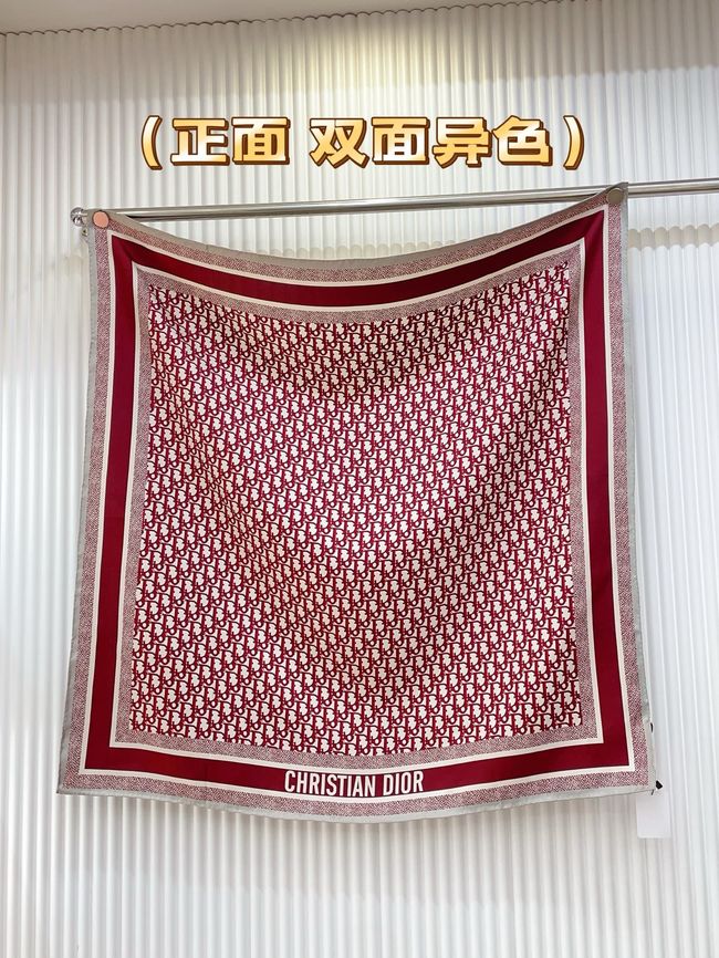 Dior 90 Square Scarf Silk Twill KY199-2